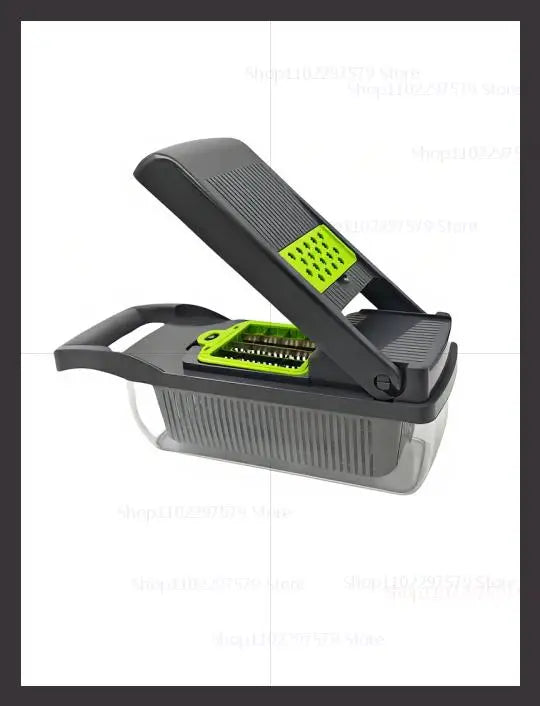 14/16 In 1 Vegetable Slicer Food Chopper Cutter Grater Cheese Onion Shredder Kitchen Tool for Carrots Tomatoes and Fruits