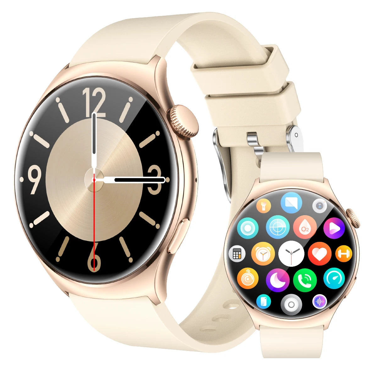 Aolon Mars R3 Smartwatch | Premium Health & Fitness Tracker With 2-Week Battery Life | Ip68 Waterproof Watch For IPhone Huawei