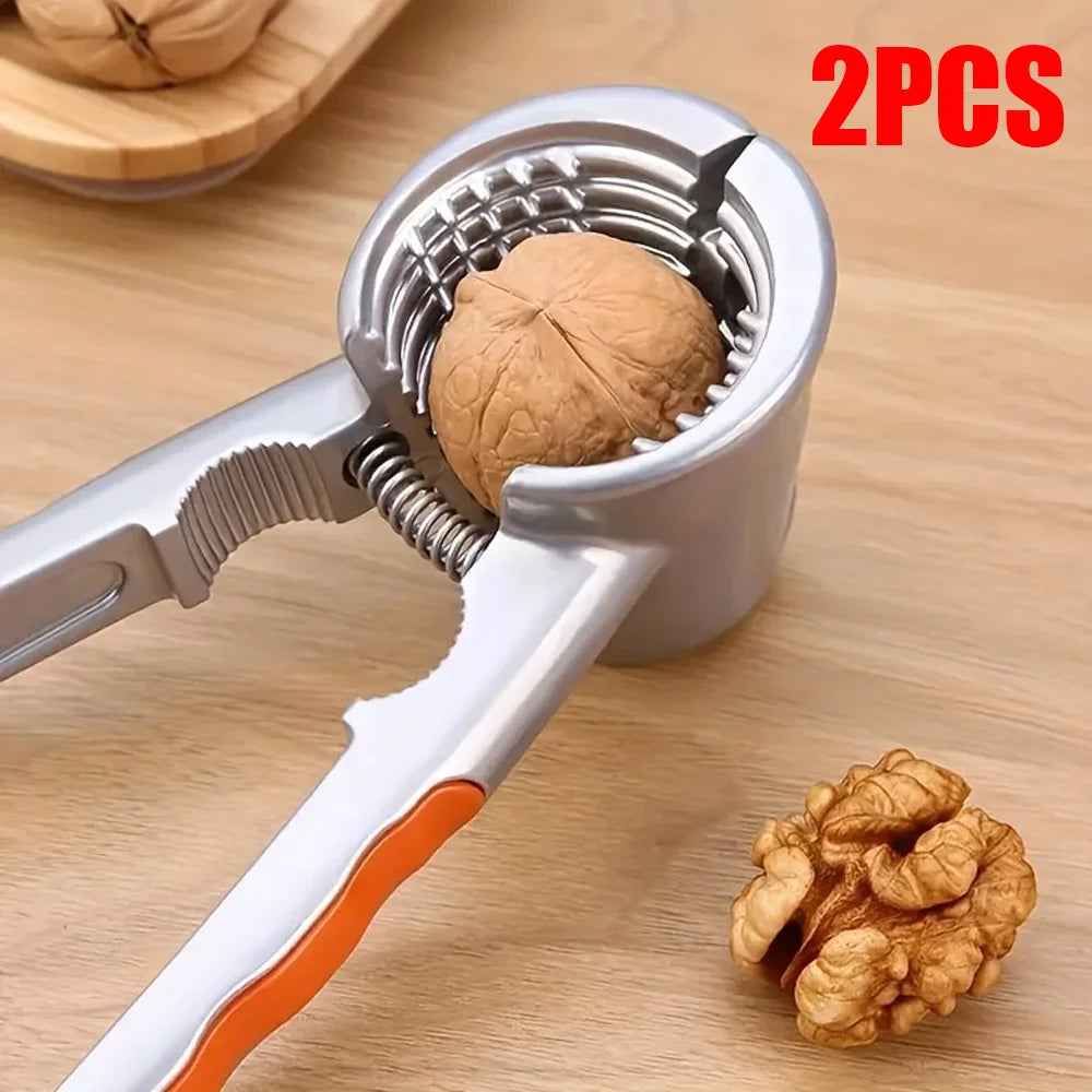 Kitchen Tool Walnut Clip Funnel Shaped Double Mouth Nut Clip Nutcracker Sheller Clip Clamp Plier Walnut Forceps Opening Tool