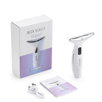 US UK Stock Microcurrent Neck Beauty Device 3 Massage Modes Lifter Vibration Facial Massager Lifting  Firming Skin Care Tool