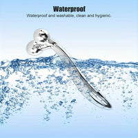 Stainless Steel Gua Sha Facial Tool 3D Roller Massager Eye Massager Facial Beauty Instrument for Dark Circles Eye Bags Muscle