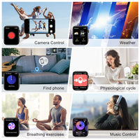 IOWODO New Bluetooth Smartwatch R30 Max 1.91'' TFT HD Screen Outdoor Watch with LED Flashlight 100+ Sports Mode Fitness Watch