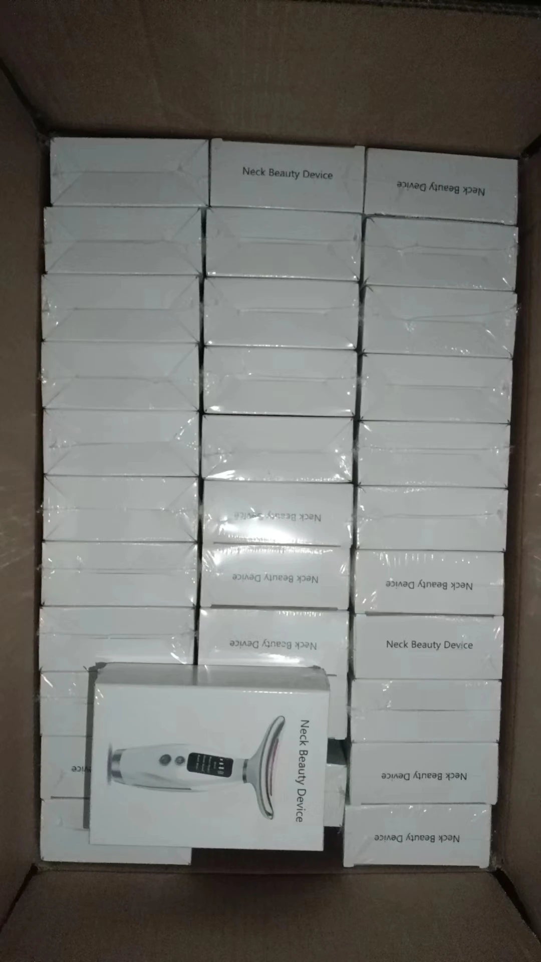 Face Neck Beauty Device 7 Modes 3 Levels Vibration Face Lifting Massager LED Phototherapy Skin Tightening Neck Wrinkles Remover