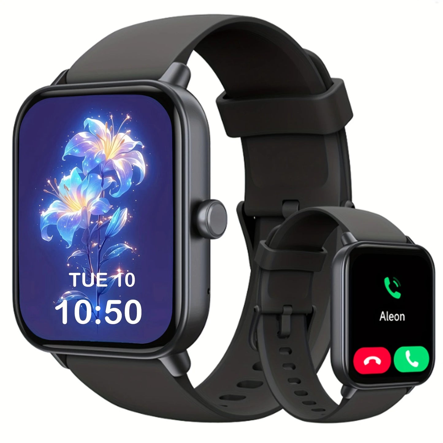 Smart watch, wireless calling, customizable dial, remote photography, multiple sports modes, suitable for iPhone/Android