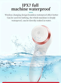 Electric Facial Cleansing Brush 3 in 1 Rechargeable Facial Cleansing Brush WaterProof Face Brush Water Proof Face Brush Tools