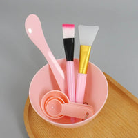 7PCS Face Mask Mixing Bowl Set DIY Facemask Mixing Tool with Silicone Facial Mask Bowl Makeup Brushes Spatula Beauty Skin Care