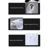 Halloween Hanging Ghost Scary Skull Gauze Party Skull Skeleton Ghost Ornament Horror Props Outdoor Entrance Decoration Props