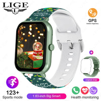 LIGE New Smart Watch Women Bluetooth Call Watch Fitness Tracker Waterproof Sport Smart Clock Fashion Ladies Men Smartwatch Woman