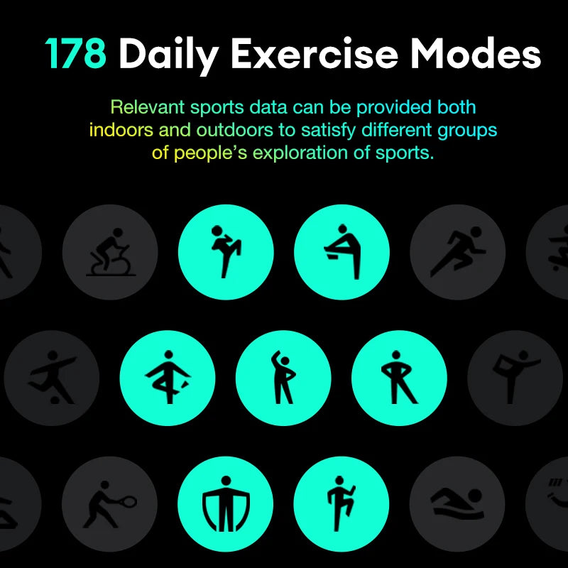 Aolon Mars R3 Smartwatch | Premium Health & Fitness Tracker With 2-Week Battery Life | Ip68 Waterproof Watch For IPhone Huawei