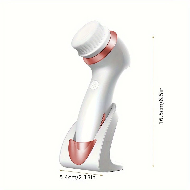 Electric Facial Cleansing Brush 3 in 1 Rechargeable Facial Cleansing Brush WaterProof Face Brush Water Proof Face Brush Tools