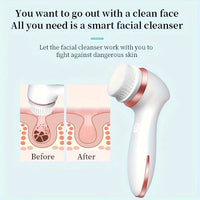 Electric Facial Cleansing Brush 3 in 1 Rechargeable Facial Cleansing Brush WaterProof Face Brush Water Proof Face Brush Tools