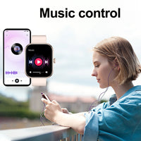 Smart Watch For IOS & Android, Sports & Fitness, USB Charging, Health Manager, Step Counter, Music & Speaker