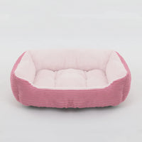 Bed for Dog Cat Pet Square Plush Kennel Medium Small Dog Sofa Bed Cushion Pet Calming Dog Bed House Pet Supplies Accessories