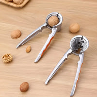 Kitchen Tool Walnut Clip Funnel Shaped Double Mouth Nut Clip Nutcracker Sheller Clip Clamp Plier Walnut Forceps Opening Tool