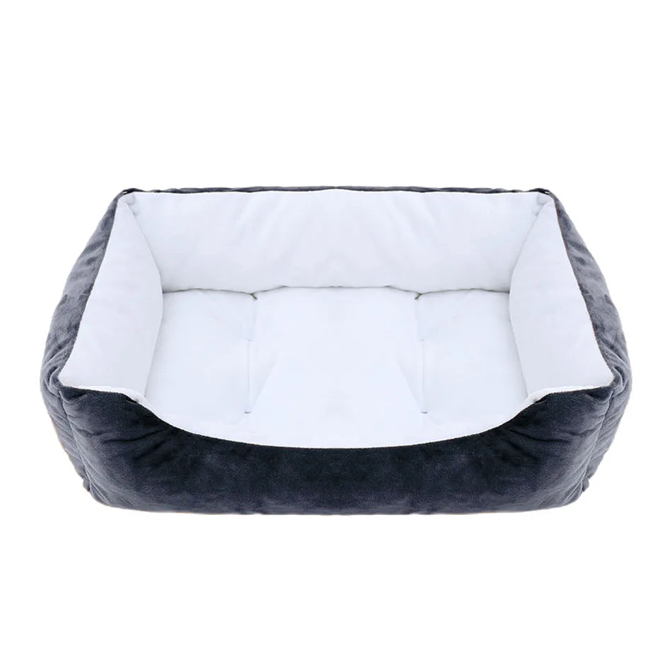 Bed for Dog Cat Pet Square Plush Kennel Medium Small Dog Sofa Bed Cushion Pet Calming Dog Bed House Pet Supplies Accessories