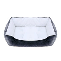 Bed for Dog Cat Pet Square Plush Kennel Medium Small Dog Sofa Bed Cushion Pet Calming Dog Bed House Pet Supplies Accessories