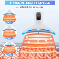 US UK Stock Microcurrent Neck Beauty Device 3 Massage Modes Lifter Vibration Facial Massager Lifting  Firming Skin Care Tool