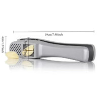 2 In 1 Multifunctional Garlic Press Garlic Slicer Zinc Alloy Manual Kitchen Gadget and Accessories  Gadgets for Home