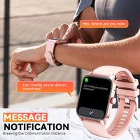 LaNikar New Smart Watch QS56 For Men And Women 1.83" TFT Bluetooth Call Sports Watch Health Monitor IP67 Waterproof Custom Dial