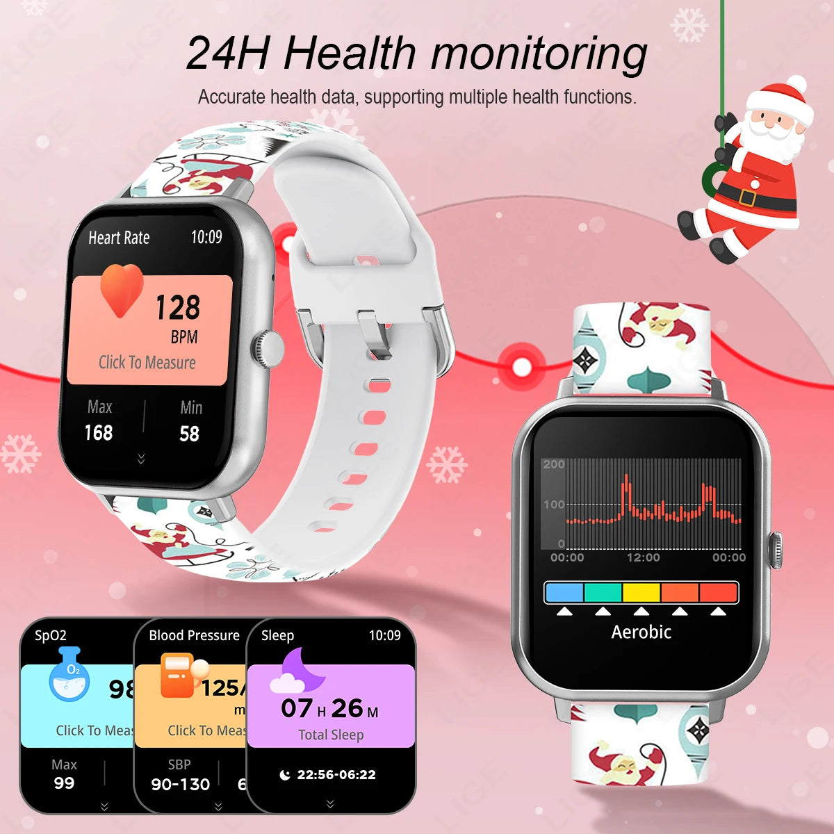 LIGE New Smart Watch Women Bluetooth Call Watch Fitness Tracker Waterproof Sport Smart Clock Fashion Ladies Men Smartwatch Woman