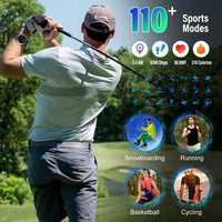 S10 Smart Watch, Bluetooth Calling & Notifications | 1.39" HD Screen | 110+ Sports Modes | 30-Day Battery Life | IP68 Waterproof