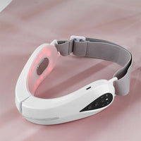 Facial Massager V-Line Lift Up Belt Chin Lift Belt Machine Red Light Blue Light LED Face Slimming Vibration Massager Face Liftin