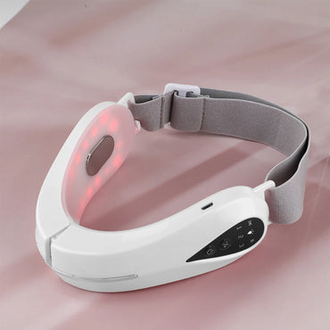 Facial Massager V-Line Lift Up Belt Chin Lift Belt Machine Red Light Blue Light LED Face Slimming Vibration Massager Face Liftin