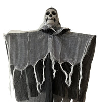 Halloween Hanging Ghost with Lights Hanging Skull Horror Ghost Grim Reapers for Haunted House Halloween Party Decoration