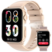 IOWODO New Bluetooth Smartwatch R30 Max 1.91'' TFT HD Screen Outdoor Watch with LED Flashlight 100+ Sports Mode Fitness Watch