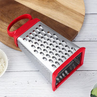 Multi-functional Grater Stainless Steel Four-sided Planer Vegetable Cheese Potato Garlic Grater Non-Slip Handle Kitchen Gadgets