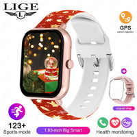 LIGE New Smart Watch Women Bluetooth Call Watch Fitness Tracker Waterproof Sport Smart Clock Fashion Ladies Men Smartwatch Woman