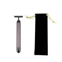 24K Gold T Beauty Roller Energy Roller Electric Face-lifting Facial Massage Beauty Tools Waterproof Vibrating Face Care Stick