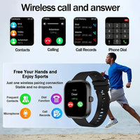 Smart Watch For IOS & Android, Sports & Fitness, USB Charging, Health Manager, Step Counter, Music & Speaker