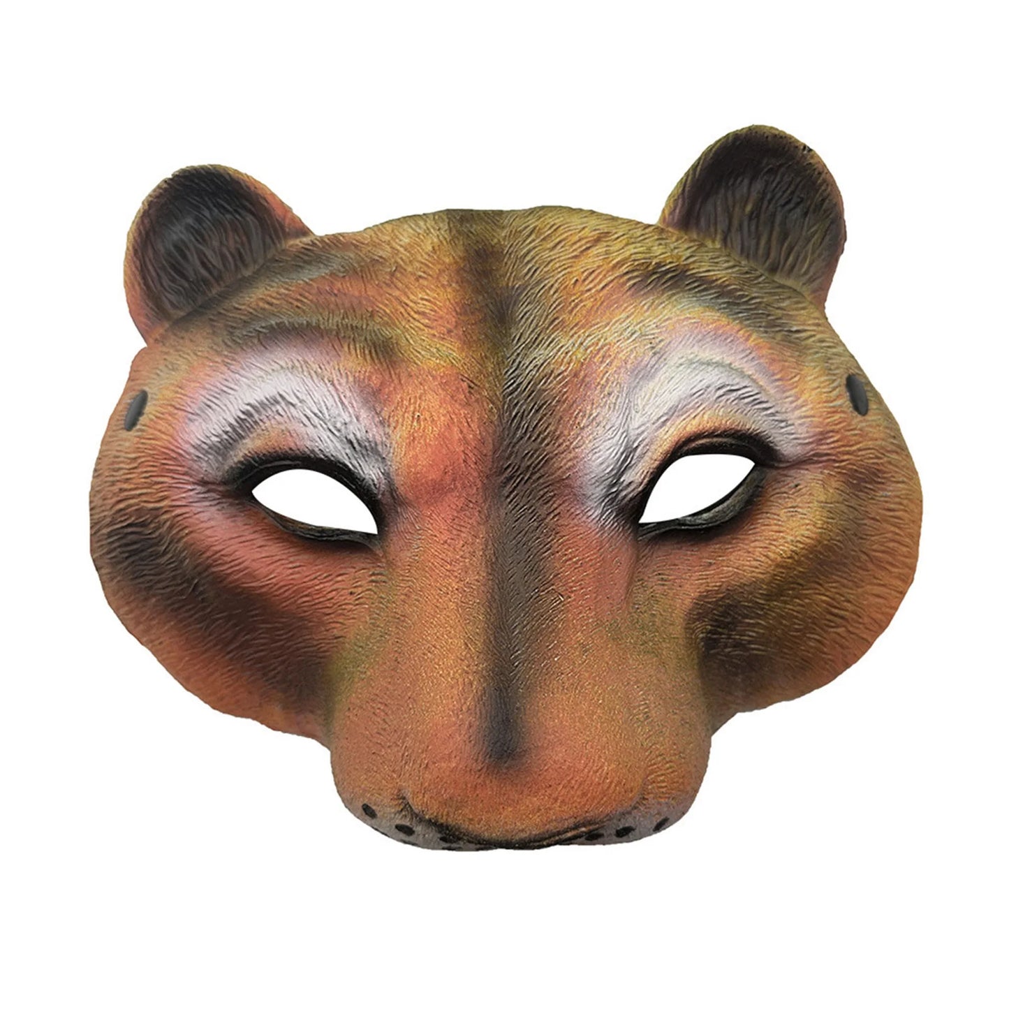 Funny Halloween Tiger Face Mask Cosplay Costume Full Head Latex Animal Mask for Party Dress Up and Favor