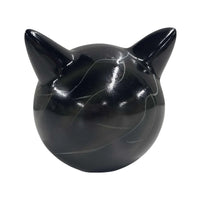 Halloween Black Cat Sculpture Resin Tabletop Cat Statue Unique Cat Figure Elegant Home Decor Gifts for Cat Lovers Women Men