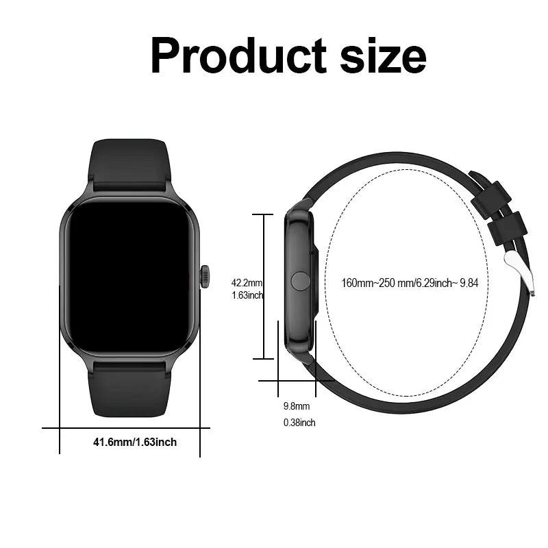 Smart watch, wireless calling /dial, multi -Sport mode,Suitable for men and women, sports watches,for iPhone/Andriod