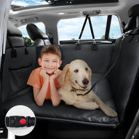 Car Dog Rear Seat Cover Waterproof Pet Travel Cargo Mat Dogs Rear Back Row Cushion Protector