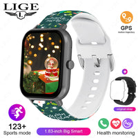 LIGE New Smart Watch Women Bluetooth Call Watch Fitness Tracker Waterproof Sport Smart Clock Fashion Ladies Men Smartwatch Woman