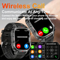 SENBONO Smartwatch Men Bluetooth Call Fitness Tracker Heart Rate Monitor with 1100mah Battery Sport Smart Watch IP68 Waterproof