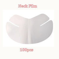 Disposable Face Plastic Film Full Face Cleaner Mask Neck Stickers Paper Transparent PE Masks Wrap Facial Beauty Healthy Tool